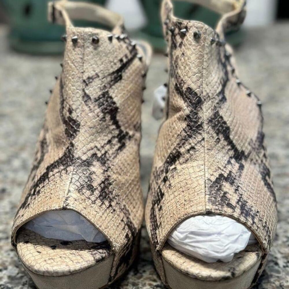 Carlos Santana platform sandals